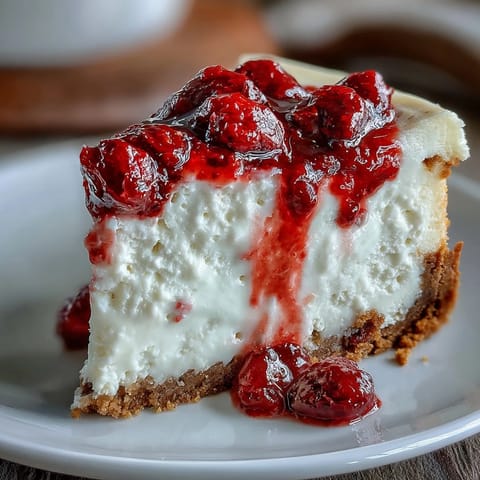 White Chocolate Raspberry Cheesecake