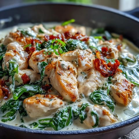 Creamy one-pot lemon orzo with chicken and spinach, bright and fresh for a perfect spring dinner.