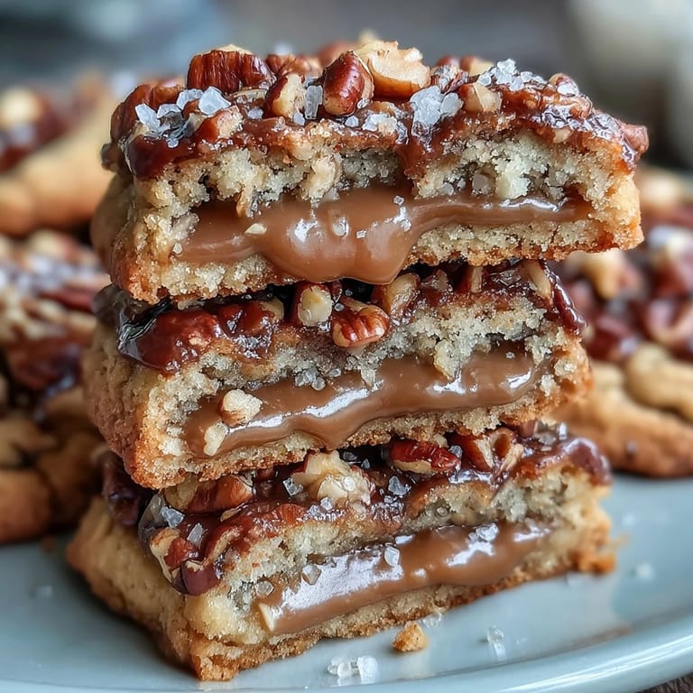Warm, buttery cookies loaded with crunchy pecans and a hint of sea salt for irresistible flavor.