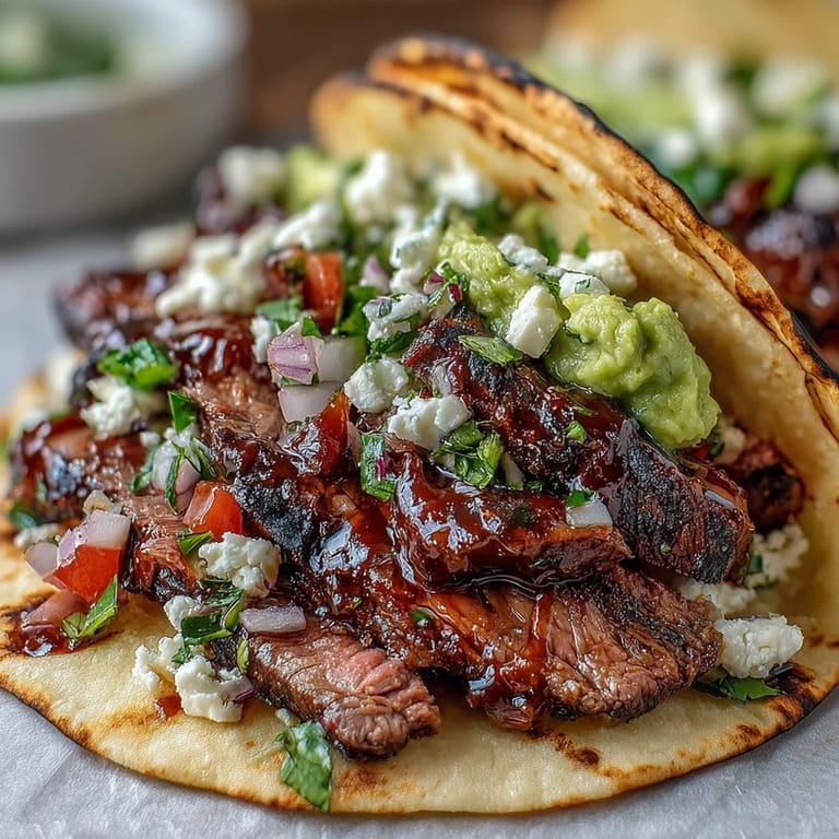 Interactive Cinco de Mayo taco bar showcasing tender carne asada, crisp veggies, and creamy guacamole for guests to enjoy.
